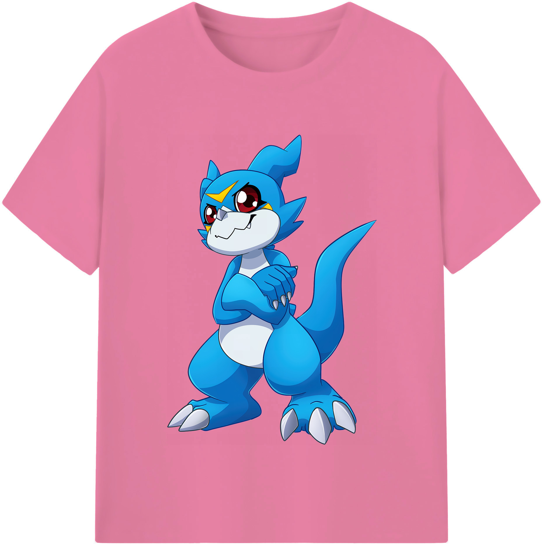 （画像用） Digimon デジタルモンスター/デジモン 綿100％半袖Tシャツ（フロントプリント）